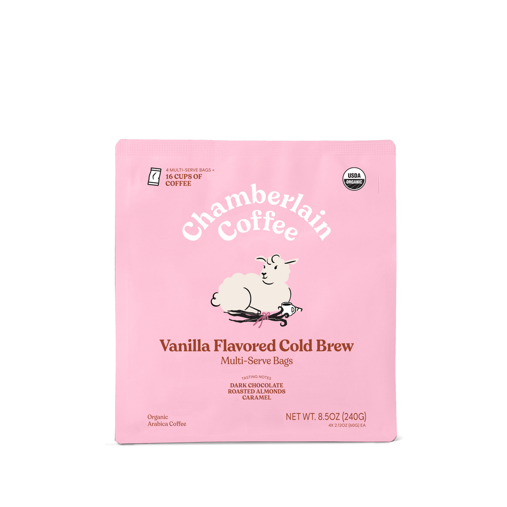 Organic Vanilla Cold Brew Elephant Large Coffee Bags